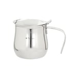 Avilia Petite cafetière pour 1 tasse avec filtre en papier amovible - Cafetière à café quotidien facile à nettoyer, en aluminium, 10 cl