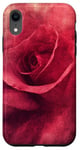 Coque pour iPhone XR Rose grunge douce beauté douce art floral vintage