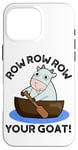 iPhone 16 Pro Max Row Row Row Your Goat Funny Animal Pun Case