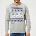 Star Wars R2D2 Christmas Knit Grey Christmas Jumper - XL