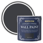 Rust-Oleum Black Matt Emulsion Wall Paint - Natural Charcoal (Black) 2.5L