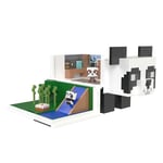 0194735114627 Minecraft MOB HEAD MMINIS PANDA PLAYHOUSE Playset MATTEL