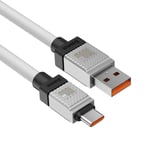 Baseus USB-A til USB-C Kabel 100W, 1m - Vit