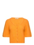 Alphagz U-Cardigan Tops Knitwear Cardigans Orange Gestuz