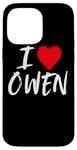 Coque pour iPhone 14 Pro Max J"adore Owen Dad Boyfriend Mari Fils Petit-fils