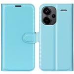 Xiaomi Redmi Note 13 Pro Plus 5G Fodral Litchi Blå