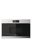 Indesit Mwi3213Ix 60Cm Built-In Microwave With Grill - Stainless Steel - Microwave With Installation