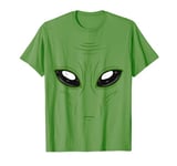 Green Alien Head Halloween Costume Apparel, Adult Mens Women T-Shirt