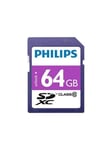 Philips FM64SD55B - flash memory card - 64 GB - SDXC