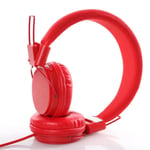 red Écouteurs filaires colorés pour enfants, bande de sauna, écouteurs pour enfants, casque pour iPad, tablette, PC, téléphone ""Nipseyteko