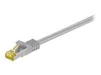 Goobay - Patch-Kabel - Rj-45 (Hane) Till Rj-45 (Hane) - 3 M - Sftp, Pimf - Cat 7 - Halogenfri, Formpressad - Grå