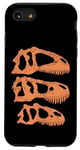 Coque pour iPhone SE (2020) / 7 / 8 Giganotosaurus Tyrannosaurus Rex Allosaurus Fossile