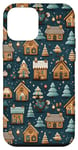 Coque pour iPhone 12 mini Mignon, Vacances, Hiver, Village, Noël