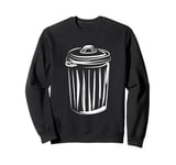 Funny Garbage Truck Art Trash Can For Toddler Boys Sweatshirt