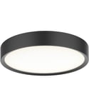 LED Plafond Universal, diameter 43 cm, 36W 2800lm 3000K IP44, 3 step dimming, Sort