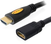 Delock HDMI forlængerkabel - Guldbelagt - 3 m
