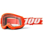 Accessoire sport 100 % Feminin  100% MASQUE STRATA 2 ORANGE CLEAR LENS 2