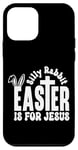 Coque pour iPhone 12 mini Silly Rabbit Easter est un message pour Jésus