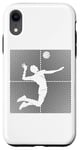 Coque pour iPhone XR Vintage-Volleyball Ballon Balle de Volley-ball Volleyball