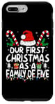 iPhone 7 Plus/8 Plus Our First Christmas As A Family Of Five For New Mom Dad Kids Case