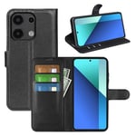 Xiaomi Redmi Note 13 4G      Pu Wallet Case    [Black]