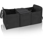 Sac pour Coffre de Voiture 60x32x29cm avec compartiment isotherme Noir - schwarz - Eyepower