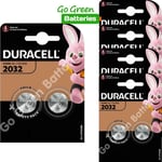 Duracell CR2032 DL2032 Battery 3V Lithium Coin Cell Button 10 Batteries EXP 2034