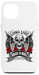 Coque pour iPhone 13 Long Live Rock And Roll Rock&Roll Vintage Guitares électriques