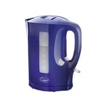 Quest 35009 1.7 Litre Electric Kettle/Navy Blue/Cord Storage/Water Level Indicator/BPA Free/Automatic Cut-Off/Navy Blue/Student Essentials for University