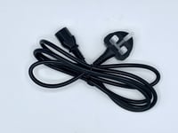 Kettle Lead 2M Metre UK Mains Power Plug to IEC C13 Cable Cord for PC Monitor TV