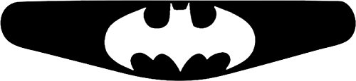 Autocollant pour barre lumineuse de manette PlayStation PS4 Motif au choix Batman Classic (schwarz) noir