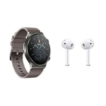 Pack Montre connectée Huawei Watch GT 2 Pro Gris + Ecouteurs sans fil Huawei FreeBuds 3i Blanc