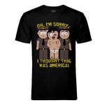 T-Shirt Homme Col Rond South Park Randy Mash Thought This Was America