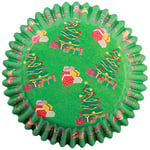 PME - Caissettes à Cupcakes en Papier à Motif Cadeaux de Noël, Dimensions Standard, Lot de 60