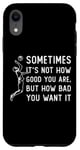 iPhone XR It's Not How Good Volleyball Player Team Vintage Volleyball Case