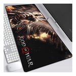 ITBT God of War Tapis De Souris 700X300Mm, Clavier Étendu Tapis De Souris Professionnel De Jeu Mousepad avec Base De 3 Mm D'Épaisseur, pour Ordinateurs Portables, Pc,B