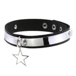 Y2k Tillbehör Punk Star Choker Legering Material Festsmycken för kvinnor Present