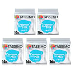 Tassimo Milk Creamer Pods x16 (Pack of 5, Total 80 Drinks)