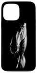 Coque pour iPhone 13 Pro Max Portrait de cheval Tête de cheval Cavalier Chevaux