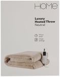 Home Neutral Heated Throw