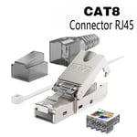 Connecteur RJ45 CAT8/7/6A haute qualité