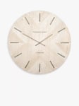 Thomas Kent Wharf Herringbone Analogue Wall Clock, 75cm, Neutral