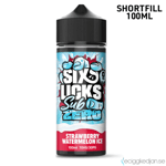 Six Licks Sub Zero| Strawberry Watermelon Ice | 100ml Shortfill