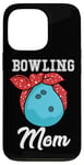 Coque pour iPhone 13 Pro Bowling Mom Funny Bowling Team Mothers Bowler