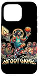 Coque pour iPhone 16 Pro Ballin with the Messiah Rejoignez la communauté Jesus Basketball