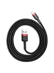 Baseus Cafule Cable USB Lightning 2A 3m (Black+Red)