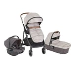Graco Near 2 Me   3 In 1 Travel System Pram Pushchair i-Size Car Seat From Birth