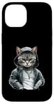 Coque pour iPhone 14 American Shorthair Cat Thug Cat Gangster Cat Gangster Life