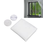 Indoor Window Insulation Film Back Adhesive Hook Loop Fasteners Reusable Cut LSO