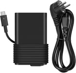 65W Usb-C Chargeur Alimentation Pour Da65Nm190 La65Nm190 Ha65Nm170 La65Nm170 Dell Latitude 5420 5520 5430 7430 7420 7300 5300 7310 7400 7410 9410 9510 Xps 13 9370 9365 9305 9310